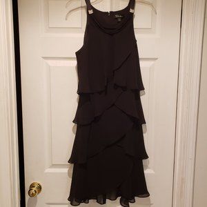 Little strap black dress